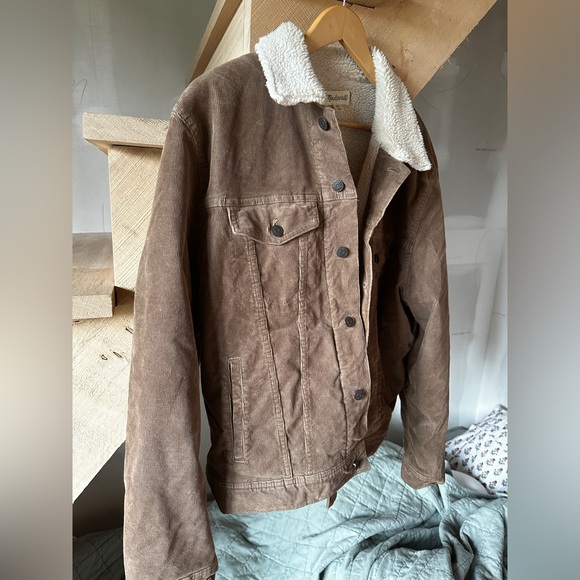 Like New - Madewell Corduroy Sherpa Jacket - Picture 3 of 6